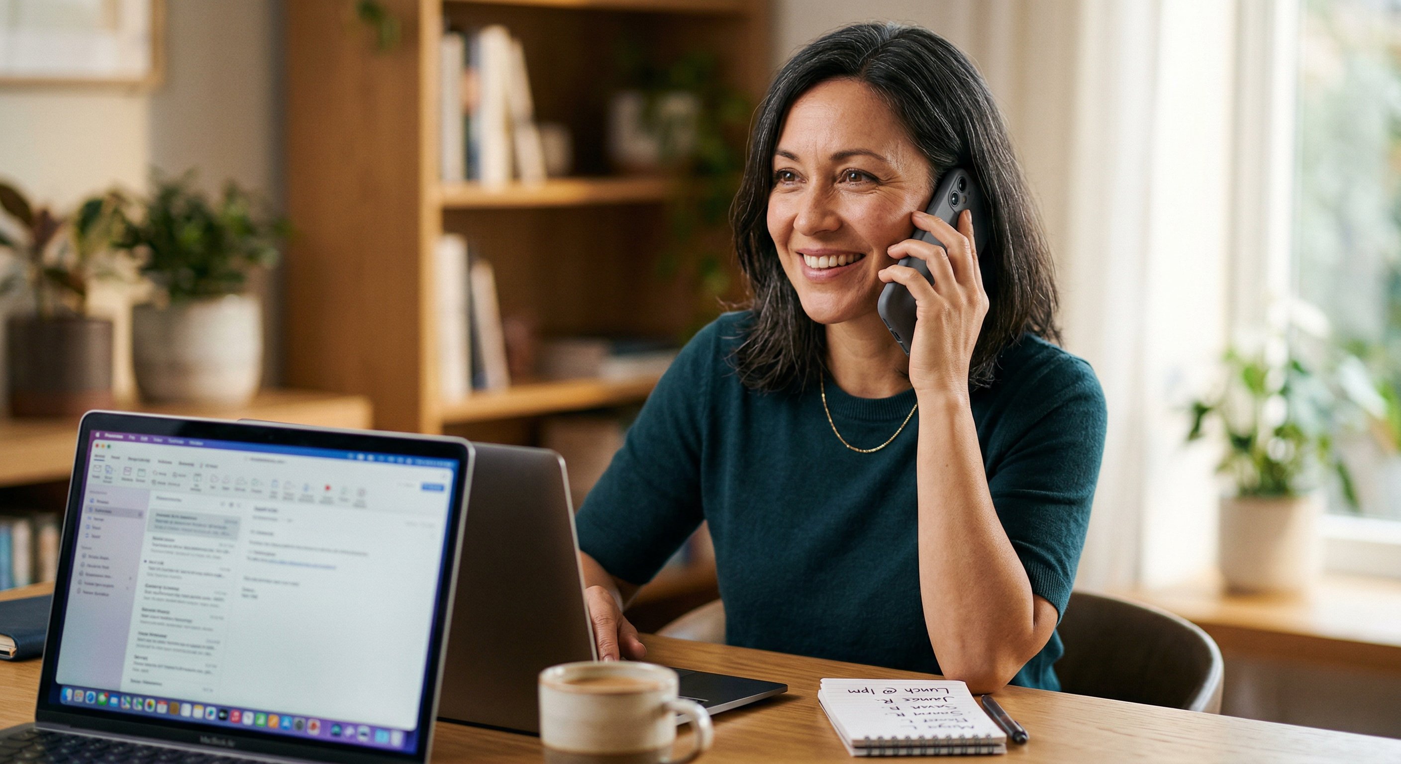 Investor making targeted outreach calls from a