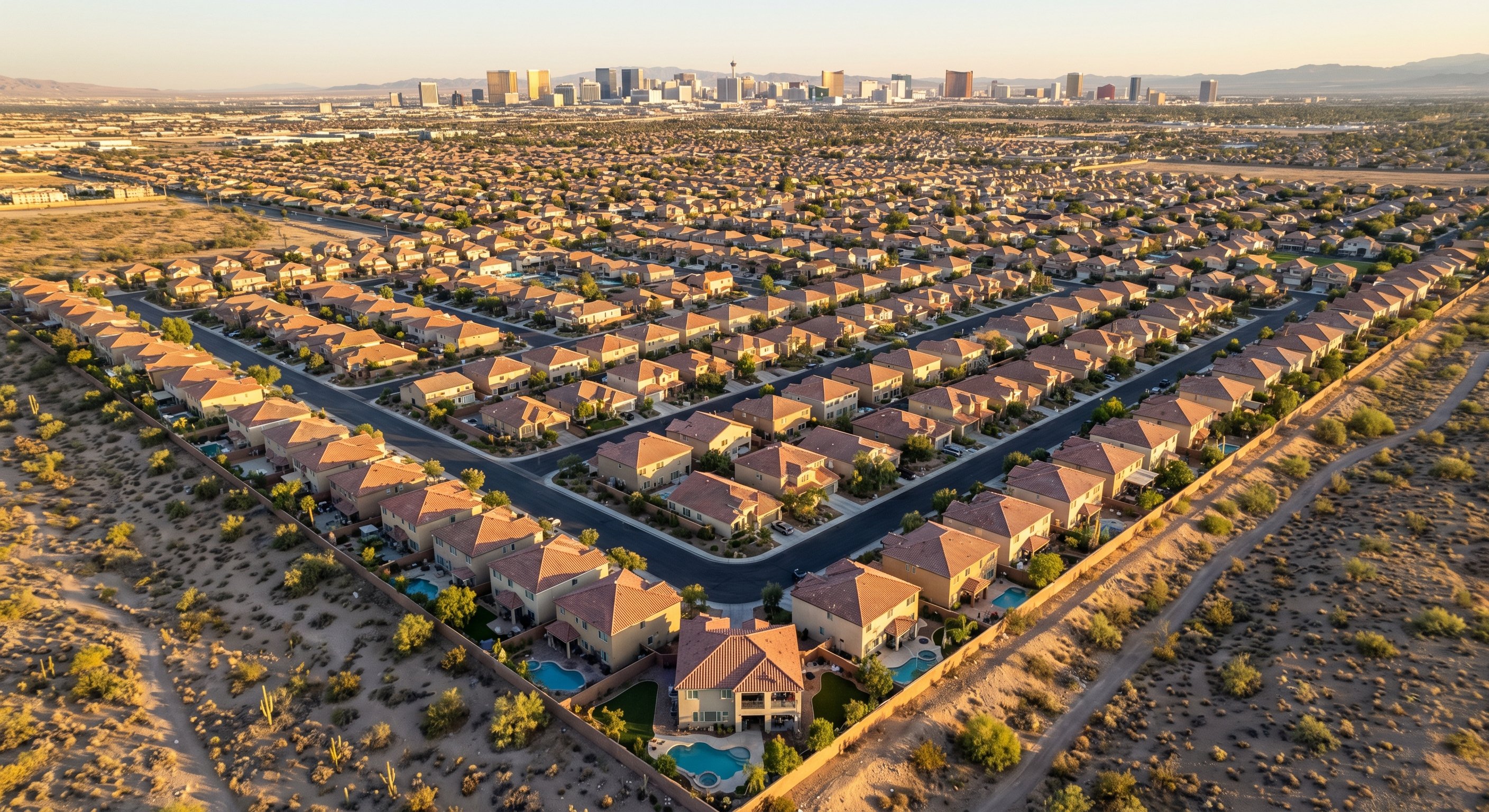 Clark County distressed property heat map by ZIP code