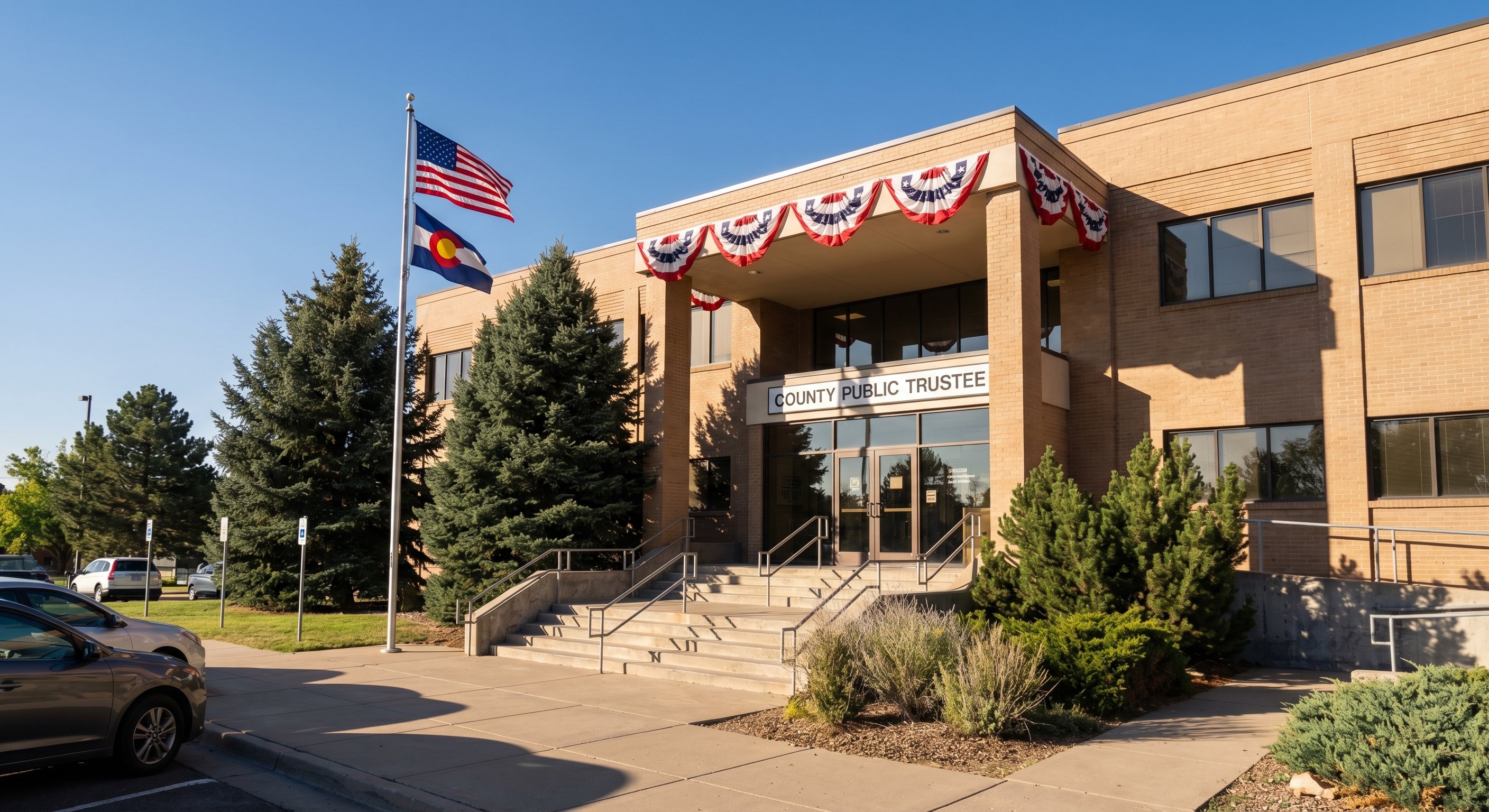County Public Trustee office building in Colorado