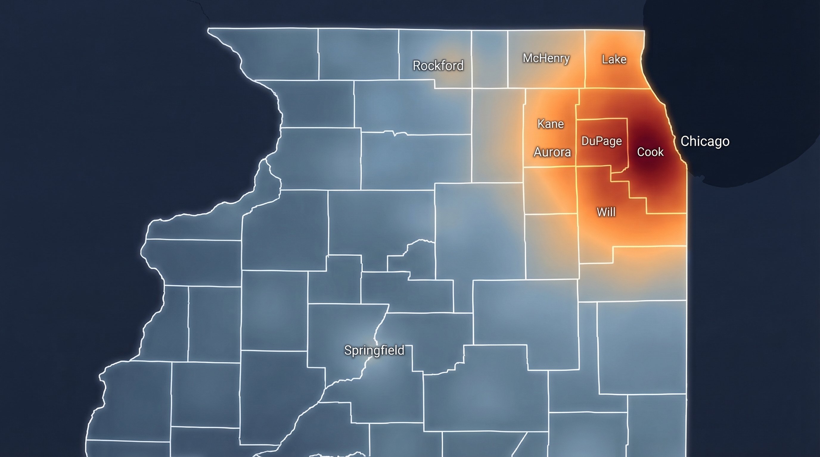 Cook County foreclosure filing trends across Chicago neighborhoods including Austin, Englewood, and South Shore