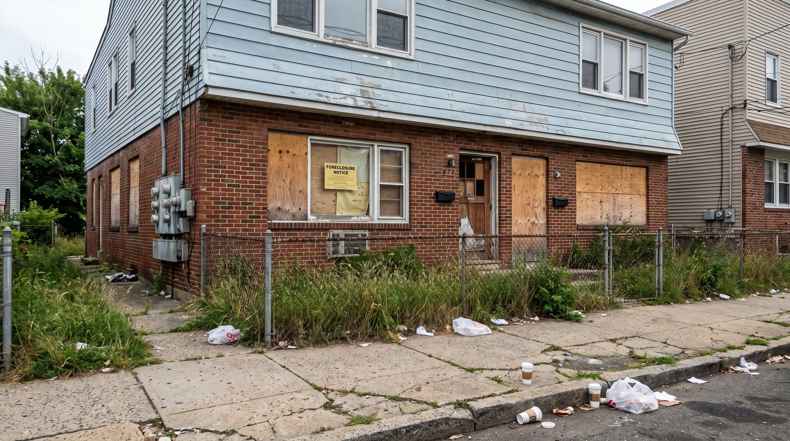 New Jersey distressed property exterior