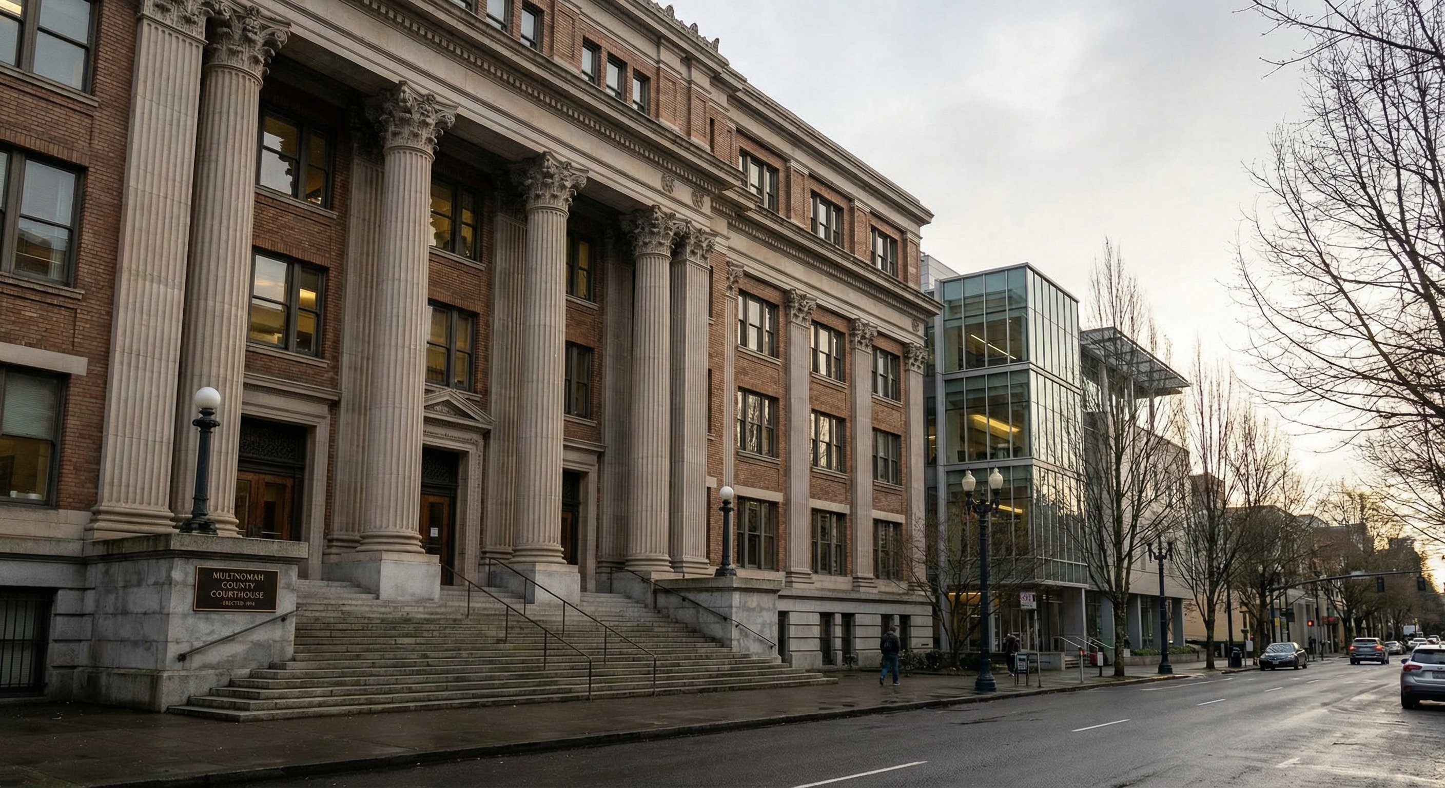 Historic Multnomah County Courthouse in downtown Portland