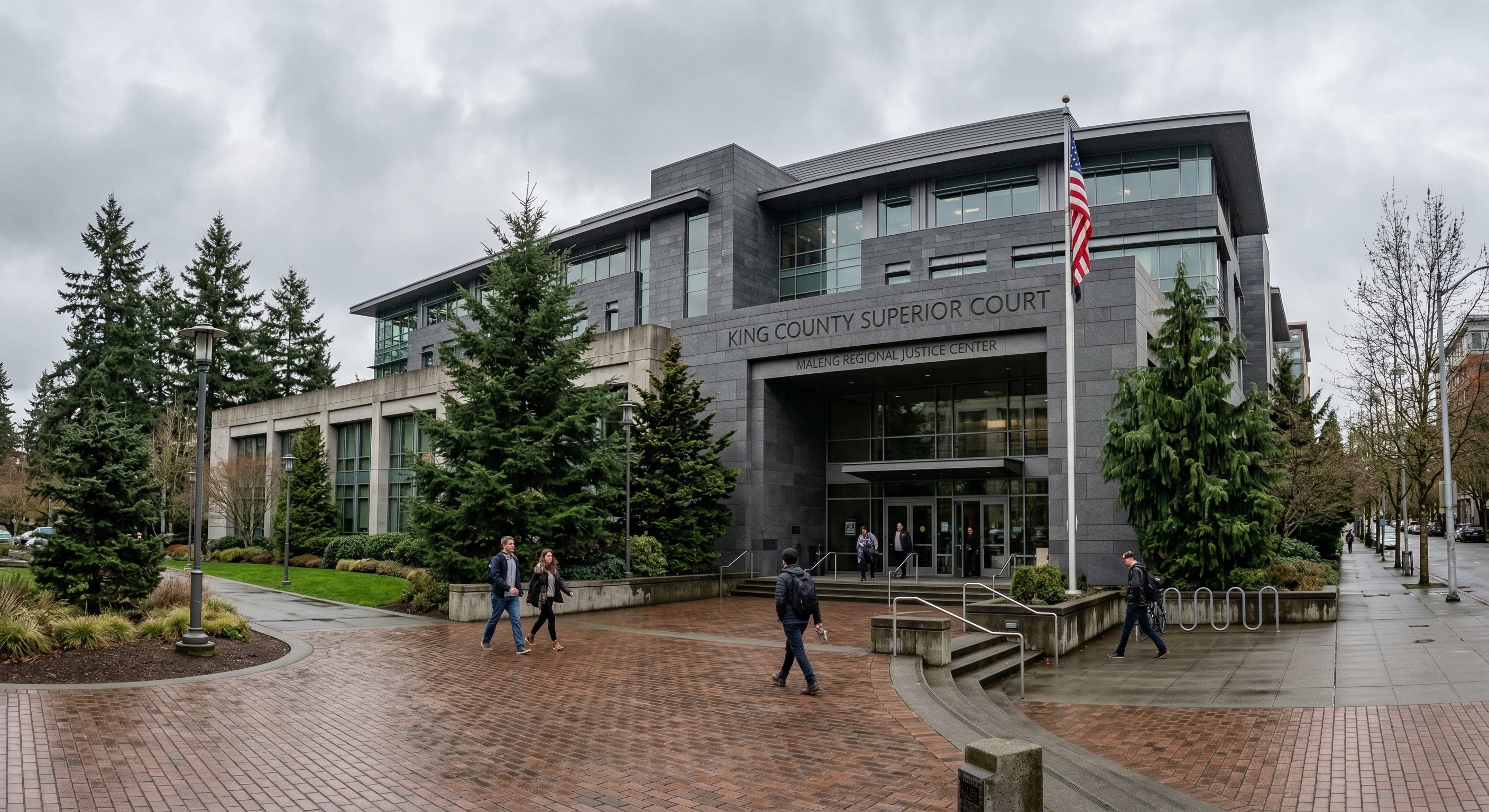 King County Superior Court exterior in Seattle — where most Washington probate filings are processed for the Seattle metro area