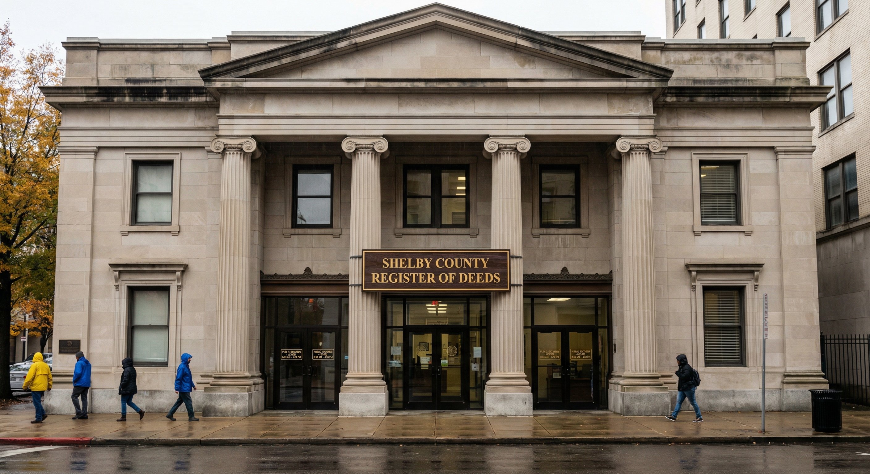 Shelby County Register of Deeds office exterior in Memphis